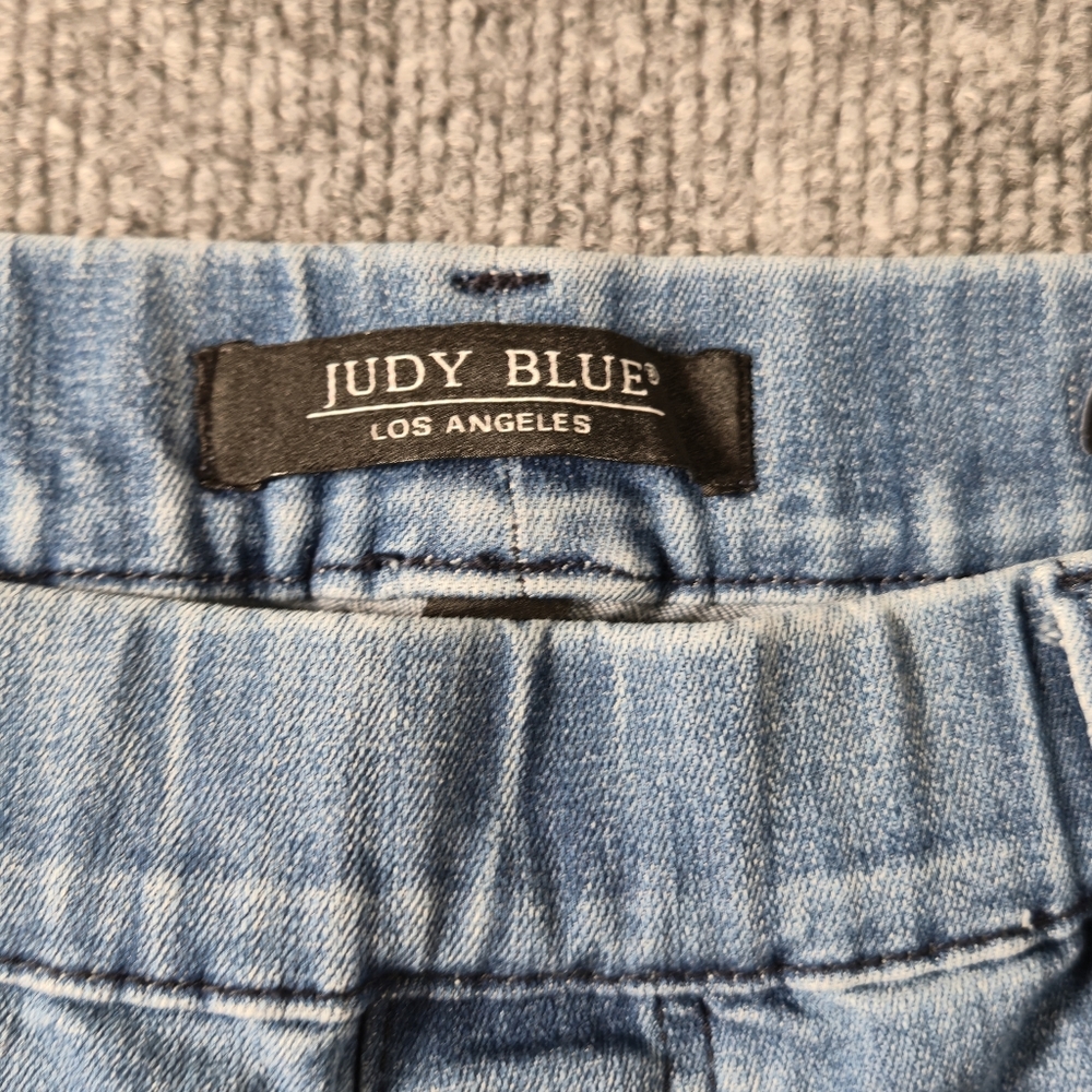 Judy Blue Pull On Raw Hem Skinny Jeans - 16W - Picture 4 of 12